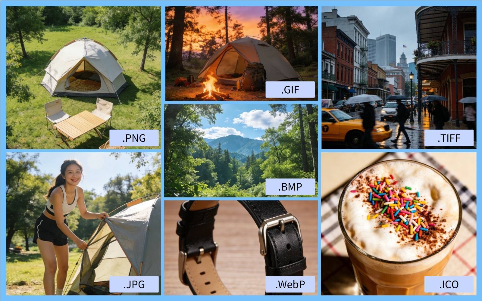 图片格式转换效果展示